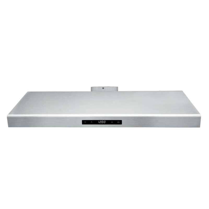 Cosmo 30 Inches 500 Cubic Feet Per Minute CFM Ducted Under Range Hood in Silver with